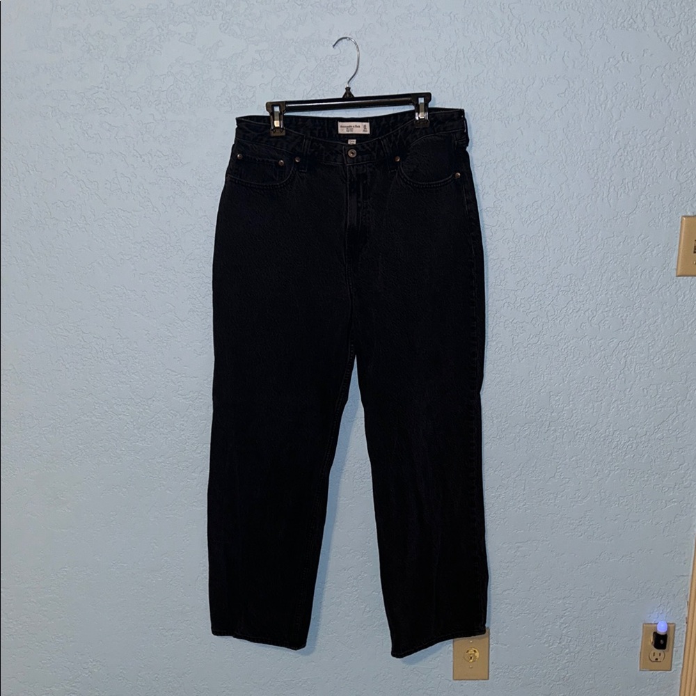 Abercrombie & Fitch Women's Black High Rise Jeans